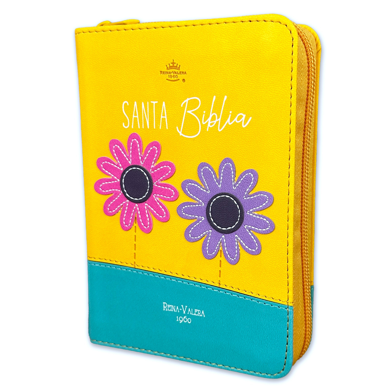 AMARILLO BIBLIA RVR60 025 PRIMOR AMARILLO CON CIERRE TAMAÑO BOLSILLO - Imagen 1