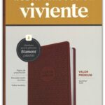BIBLIA NTV VALOR PREMIUM SENTI PIEL CAFE FILO BLANCO CON FILAMENT