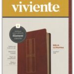 BIBLIA NTV ULTRAFINA SENTIPIEL MARRON FILO DORADO CON FILAMENT