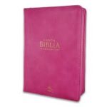 BIBLIA RVR60 045 CLASICO FUCSIA CON CIERRE TAMAÑO PORTATIL