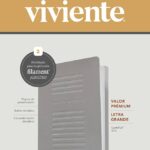 BIBLIA NTV ULTRAFINA LETRA GRANDE SENTIPIEL GRIS FILO BLANCO CON FILAMENT