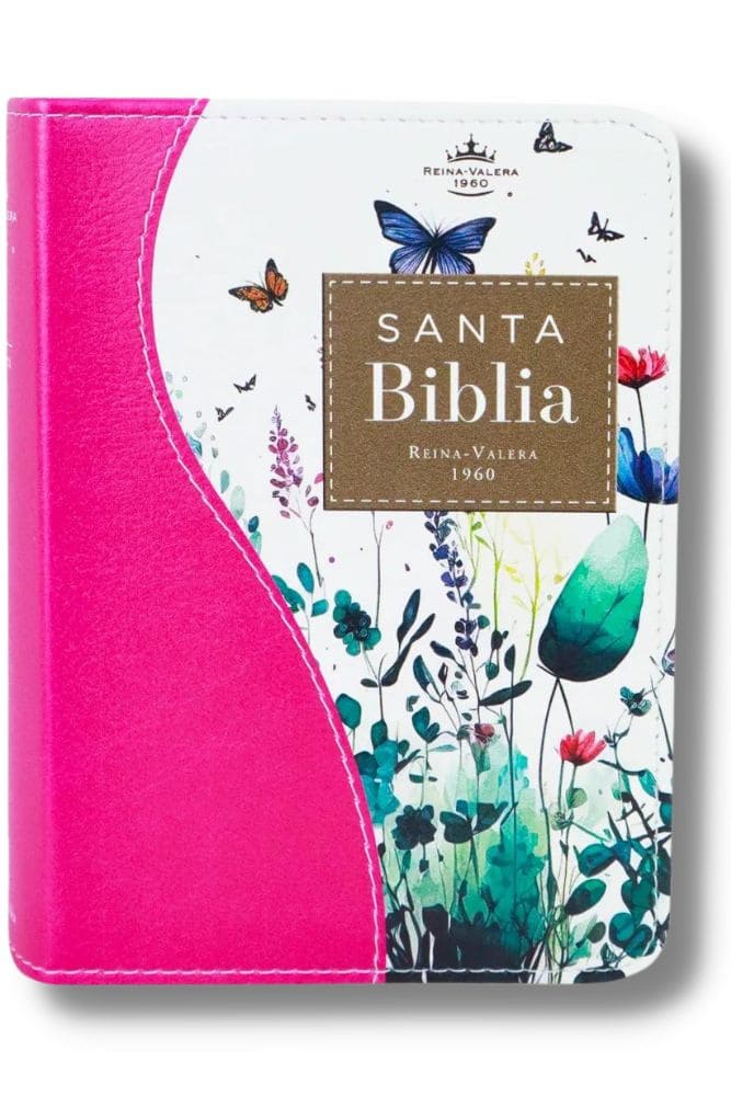 JARDIN FUC BIBLIA RVR60 025 JARDIN FUCSIA TAMAÑO BOLSILLO - Imagen 1