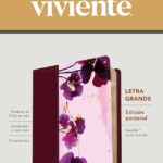 BIBLIA NTV EDICION PERSONAL LETRA GRANDE PIEL JARDIN MORADO FILO DORADO