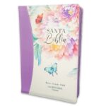 BIBLIA RV60 JARDIN LILA LETRA SUPER GIGANTE CON INDICE Y CIERRE TAMAÑO GRANDE