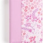 BIBLIA RV60 ROSA FLORAL CON INDICE Y CIERRE TAMAÑO PORTATIL