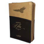 BIBLIA RVR60 045 AGUILA DUO MARRON CON INDICE Y CIERRE TAMAÑO PORTATIL
