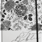 BIBLIA DE APUNTES RVR60 FLORAL BLANCO TAPA DURA TAMAÑO MANUAL