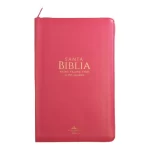 BIBLIA RVR60 065 FUCSIA CON INDICE Y CIERRE TAMAÑO MANUAL