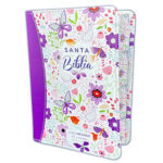 BIBLIA RVR60 045 MARIPOSA LILA TAMAÑO PORTATIL