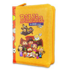 BIBLIA RVR60 025 MI GRAN VIAJE NIÑOS NARANJA CON INDICE Y CIERRE TAMAÑO BOLSILLO