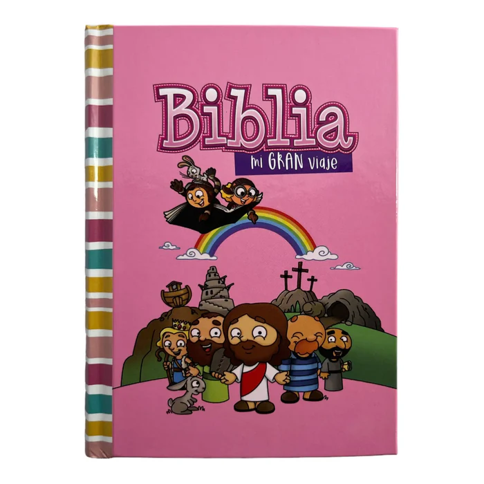 MGV ROSA TD BIBLIA RVR60 025 MI GRAN VIAJE NIÑAS ROSADA TAPA DURA TAMAÑO BOLSILLO - Imagen 1