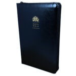 BIBLIA RV60 TIERRA SANTA NEGRO CON CIERRE TAMAÑO MANUAL