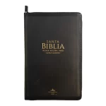 BIBLIA RVR60 065 NEGRO CON INDICE Y CIERRE TAMAÑO MANUAL