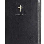 BIBLIA RVR60 TIERRA SANTA NEGRO CON CIERRE