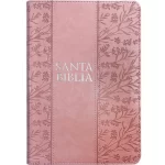 BIBLIA RVR60 SIMIL PIEL ROSADO TAMAÑO MANUAL