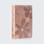 BIBLIA DE ESTUDIO RV60 PARA JOVENES SIMIL PIEL FLOR ORO ROSA