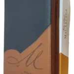 BIBLIA DE ESTUDIO MACARTHUR RV60 EDICION DE LUJO SIMIL PIEL DUO MARRON/NEGRO CON INDICE Y CIERRE