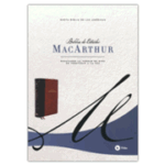 BIBLIA DE ESTUDIO MACARTHUR NBLA SIMIL PIEL DUO MARRON