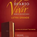 BIBLIA DE ESTUDIO DEL DIARIO VIVIR RV60 SIMIL PIEL MARRON LETRA GRANDE