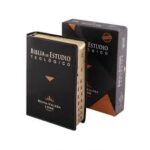 BIBLIA DE ESTUDIO TEOLOGICO RV60 SIMIL PIEL NEGRO